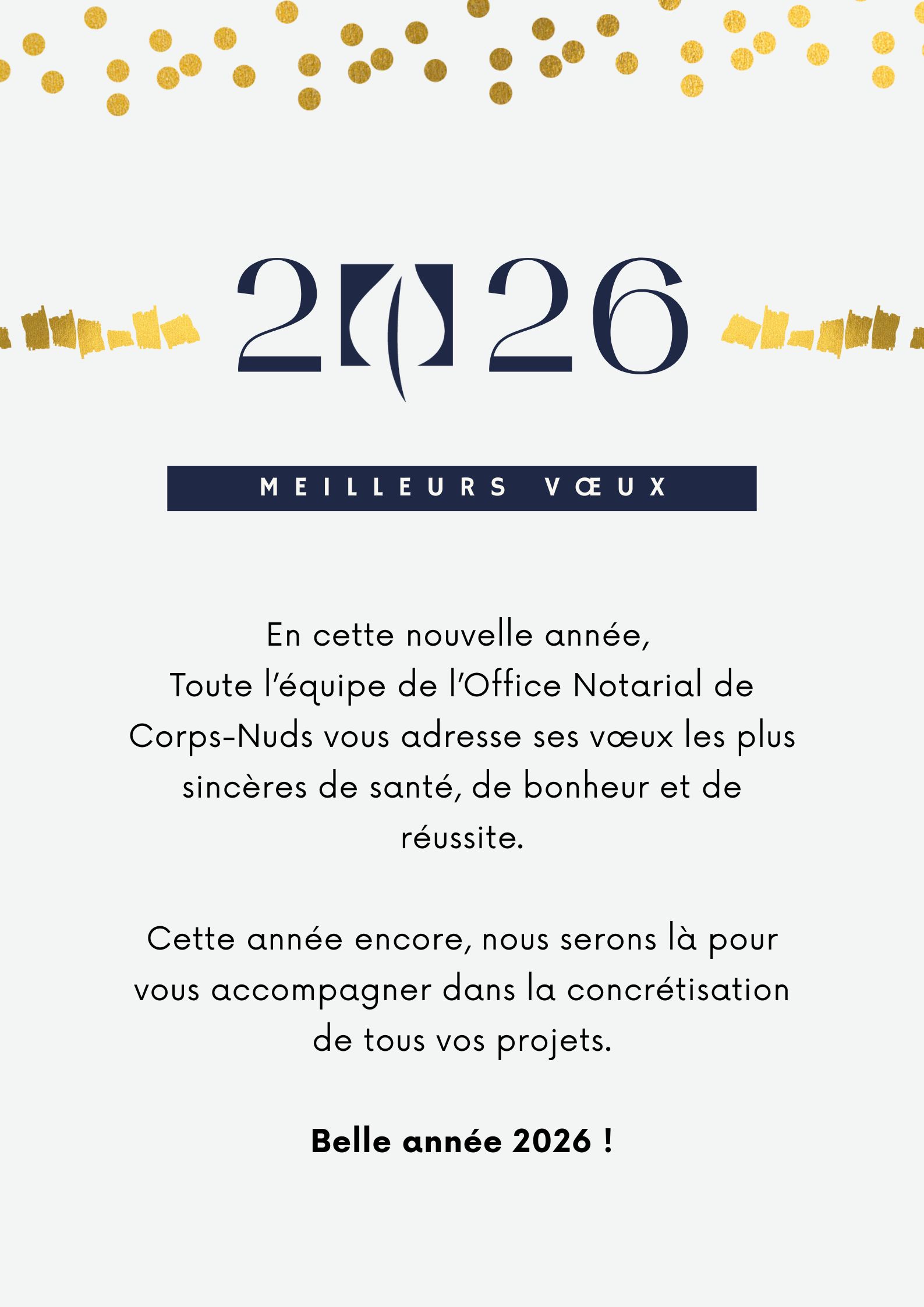 Voeux 2026